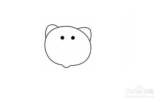 小猪的简笔画分步画法