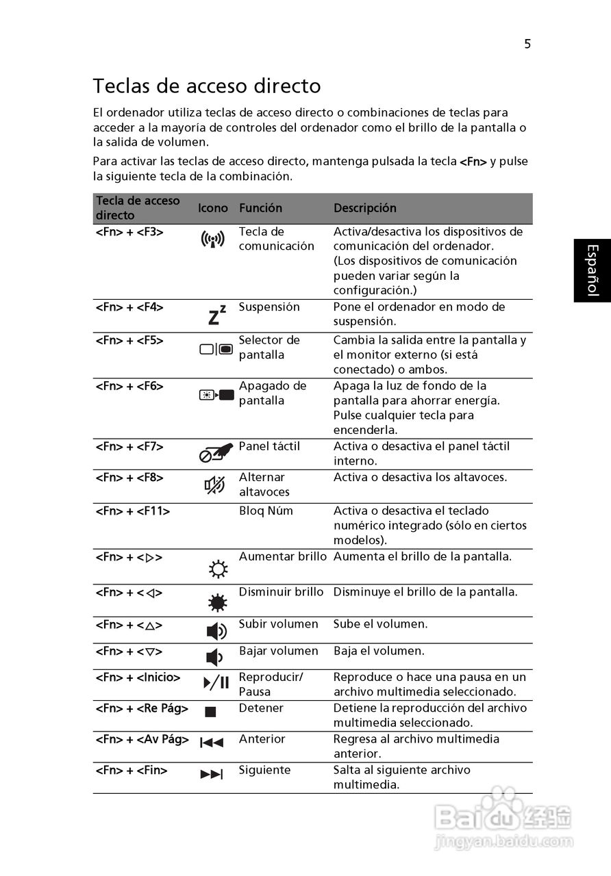 ACER宏基Aspire 5745G笔记本说明书:[33]