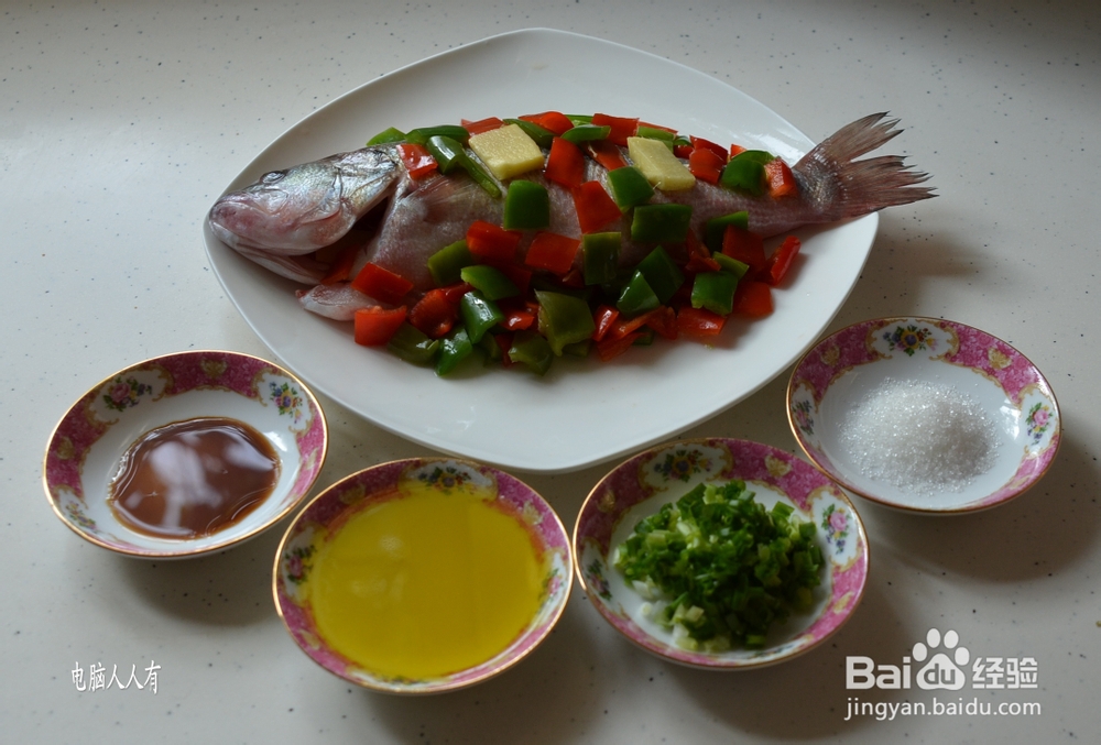 系列美食：[48]泡椒蒸鲈鱼