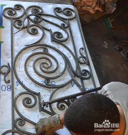 别墅花园铁艺大门定制