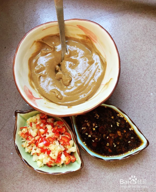 麻酱凉面的做法