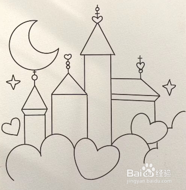 未来的房子怎么画