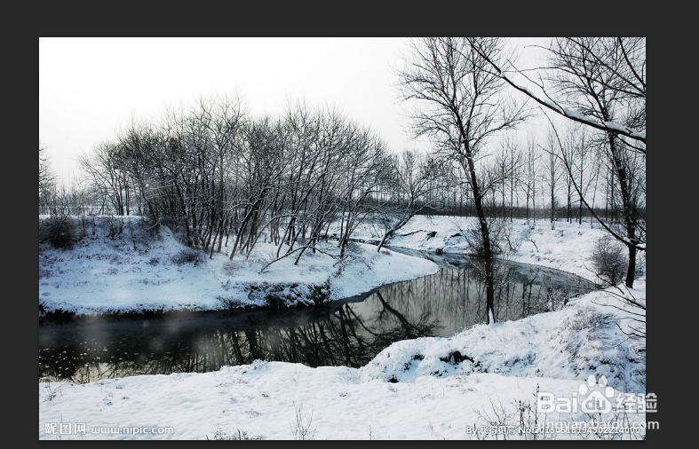 photoshop cs6打造风雪效果