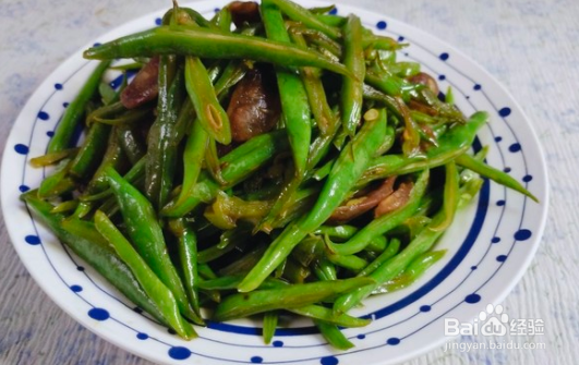 腊肠炒四季豆的家常做法