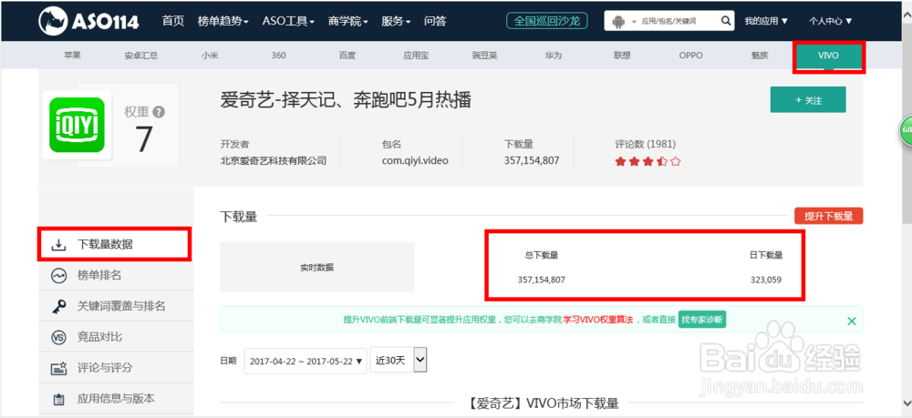 vivo刷量方法-如何利用ASO114监测vivo刷下载量