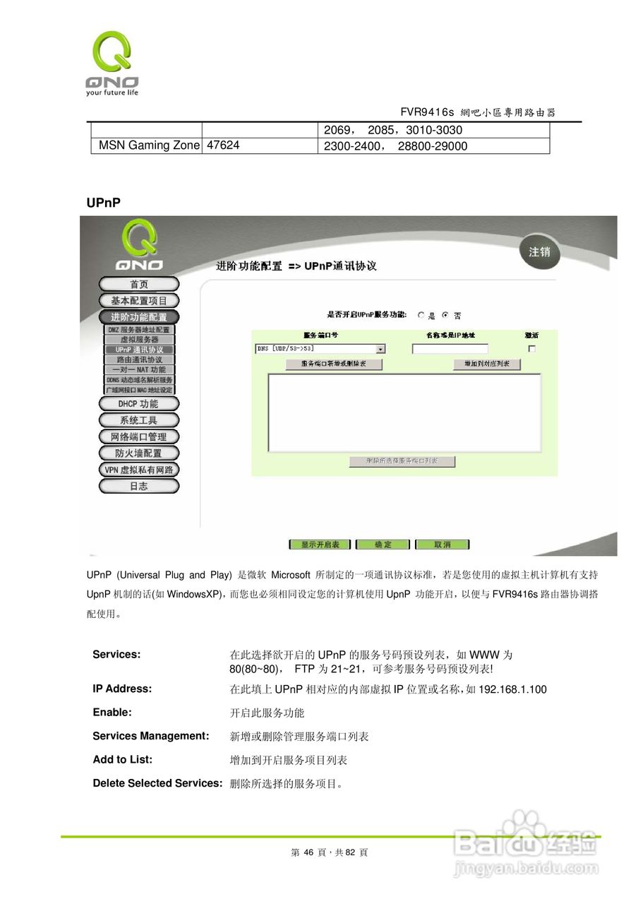 侠诺FVR9416S路由器使用说明书:[5]