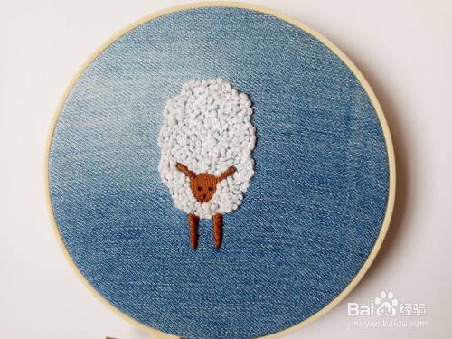 绵羊的刺绣方法