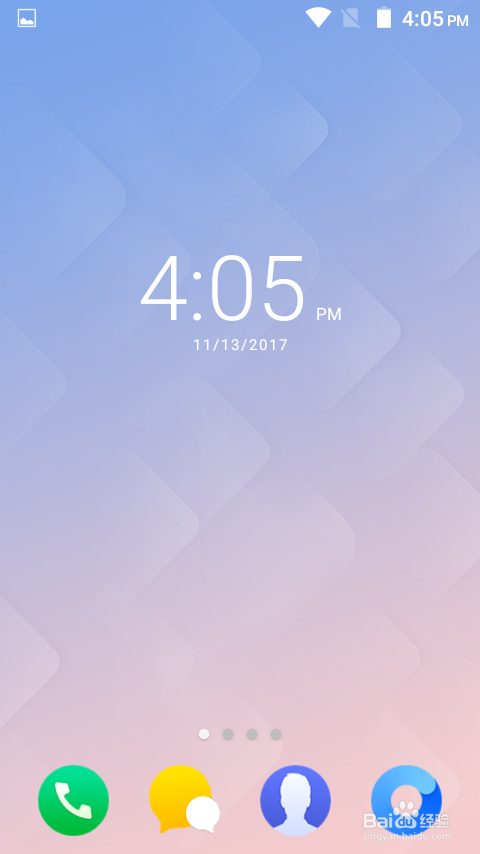 手机桌面上如何添加小时钟