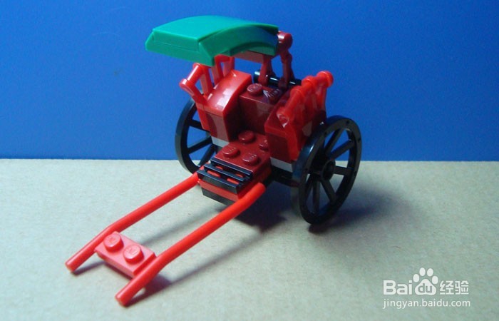 积木场景搭建之路人甲与未来骑士