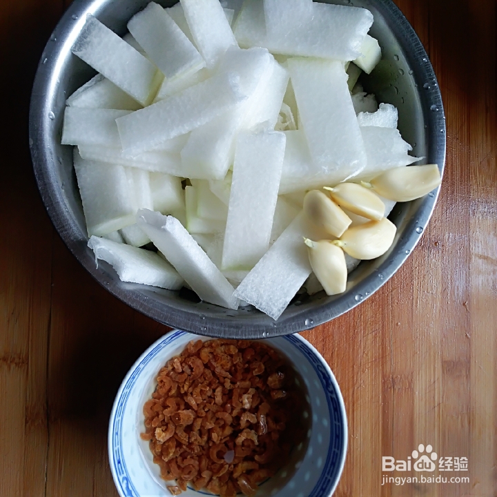 详细教你做海米金钩冬瓜汤