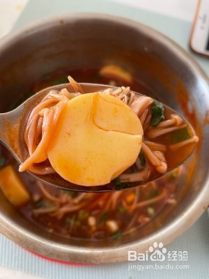 金针菇日本豆腐的做法