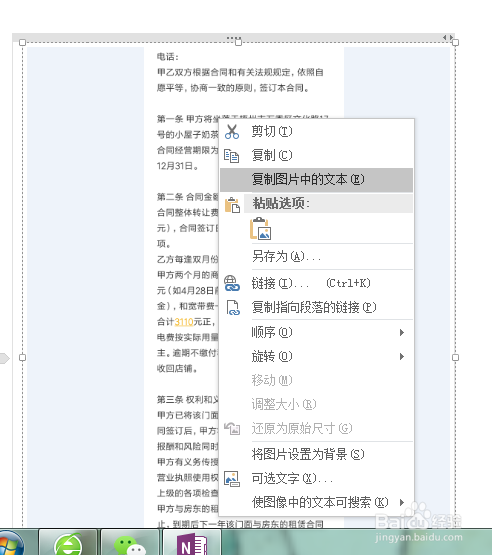 怎样把图片文字转为word文档