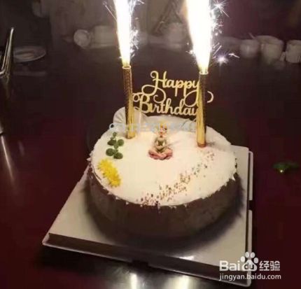 生日蜡烛烟花棒使用方法 百度经验