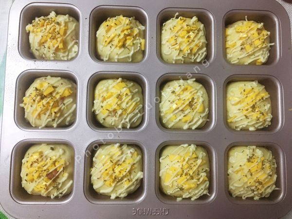 芝士培根小餐包