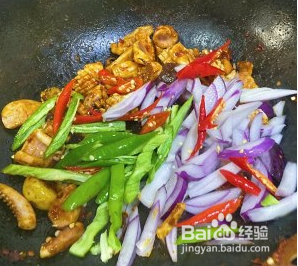 爆炒香辣鱿鱼的烹饪方式
