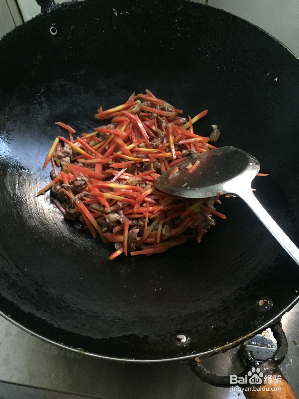 怎样做胡萝卜炒牛肉