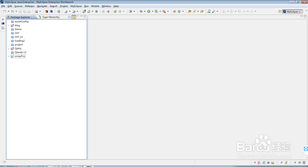 MyEclipse Professional如何新建一个应用程序