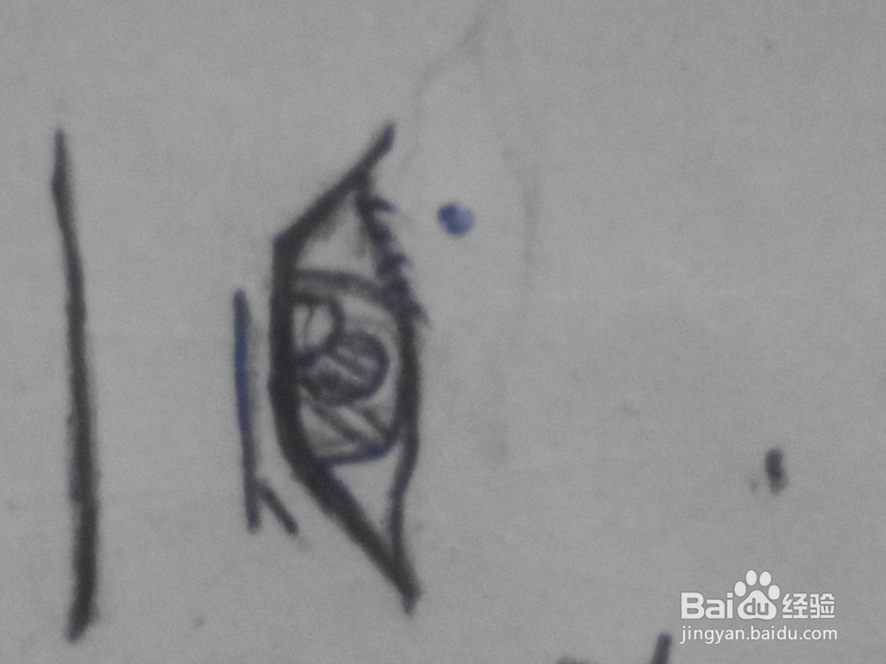 原创动漫人物的眼睛八