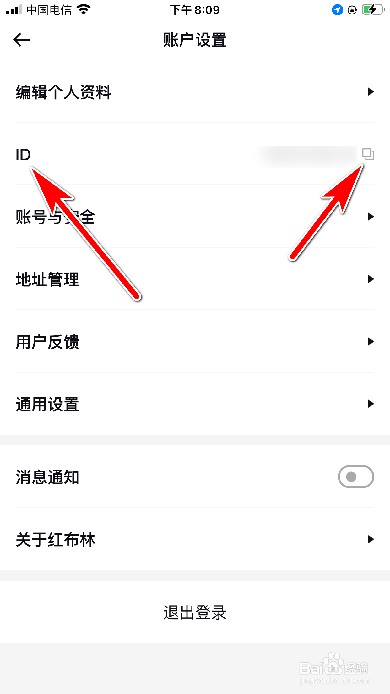 红布林怎么快速复制我的账户ID