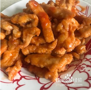 糖醋里脊（鸡肉版）