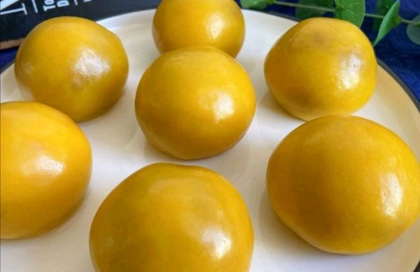 南瓜糯米紫薯球