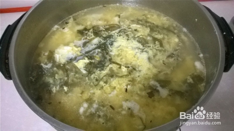 海带鸡蛋汤的做法