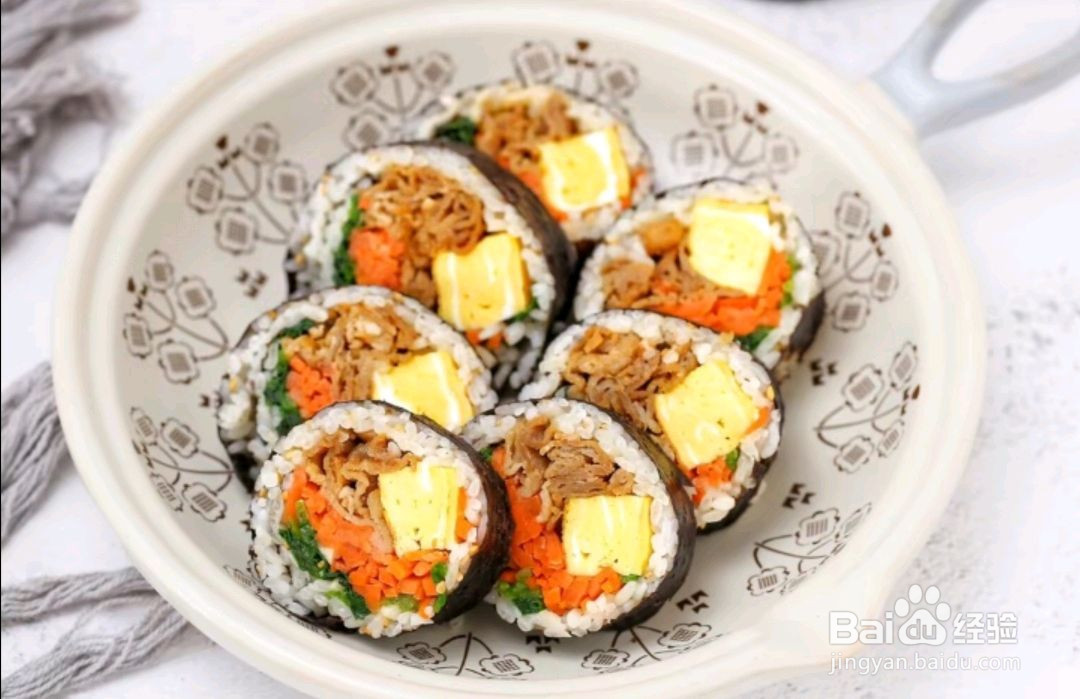 紫菜包饭的做法