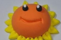 橡皮泥制作植物大战僵尸里的向日葵