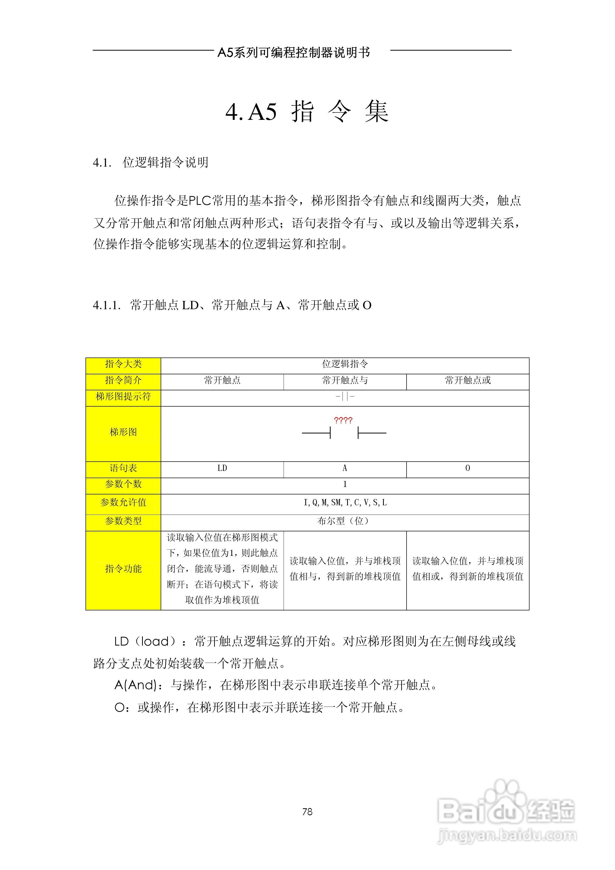A5系列可编程控制器说明书V1.2:[8]