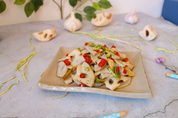 开胃小菜凉拌藕片