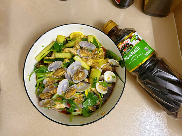 凉拌青瓜小海鲜
