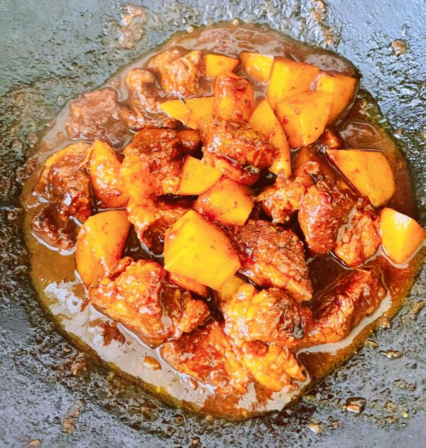 土豆番茄炖牛腩