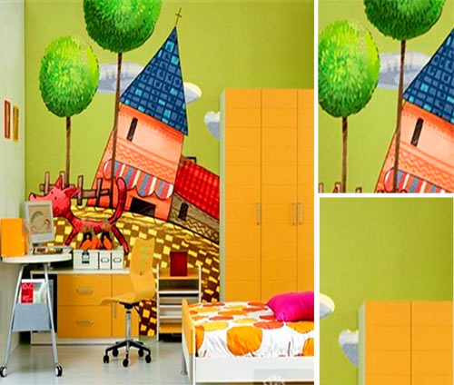 怎样打造儿童房背景墙