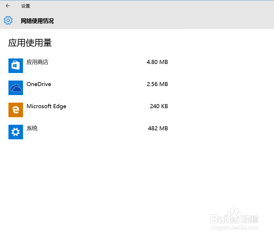 惠普电脑win10系统如何查看每个app的数据使用量