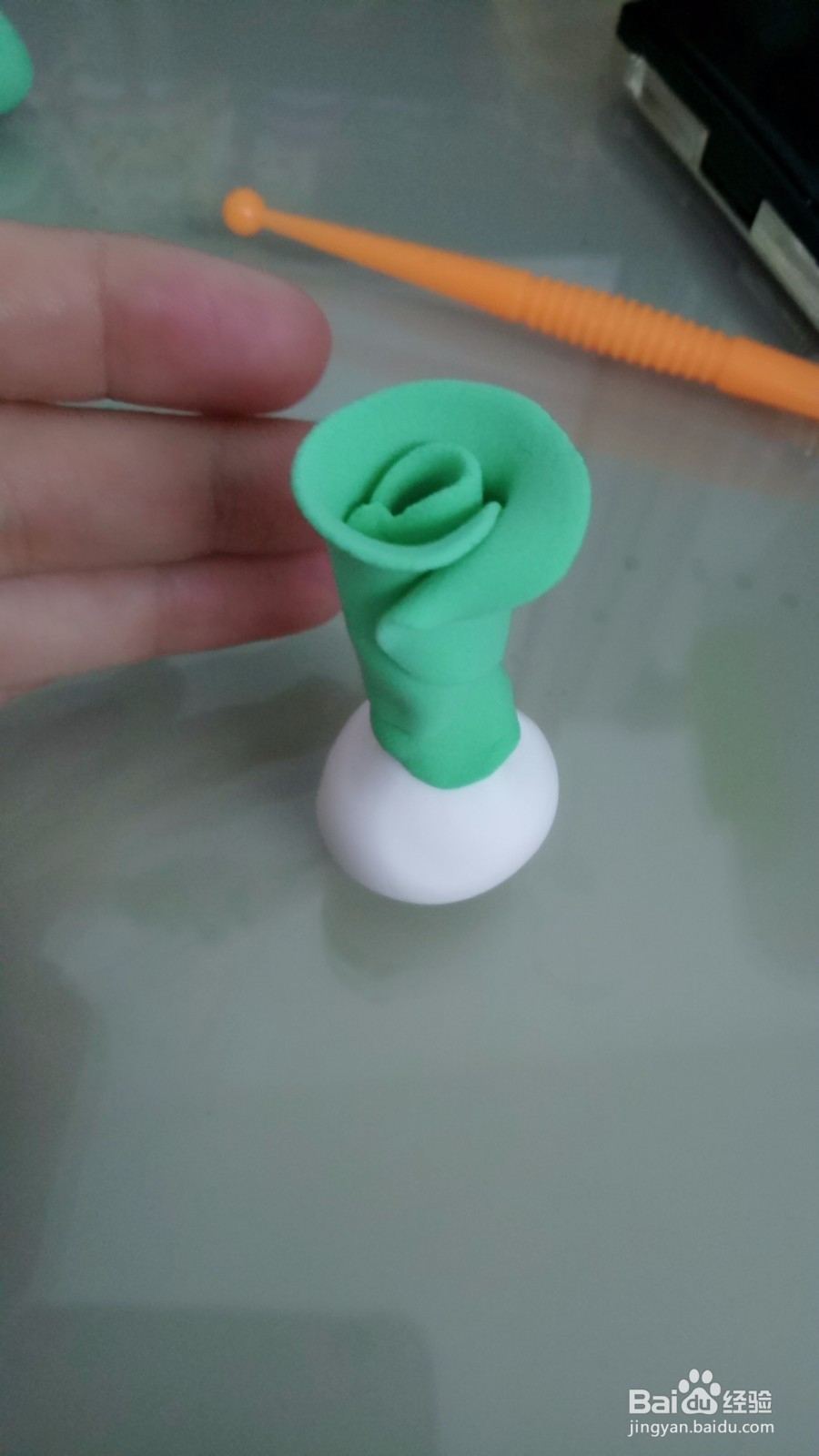 制作青菜黏土教程