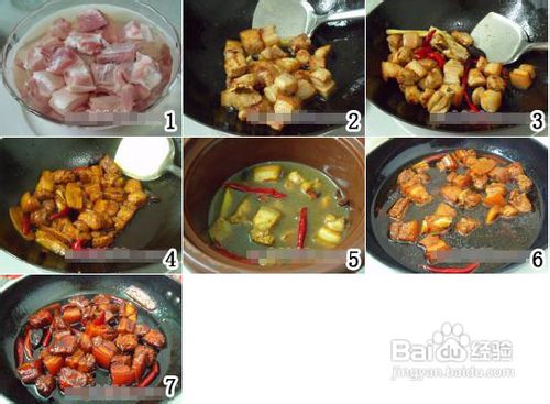 五花红烧肉的做法