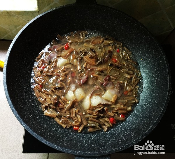 干豆角炒腊肉