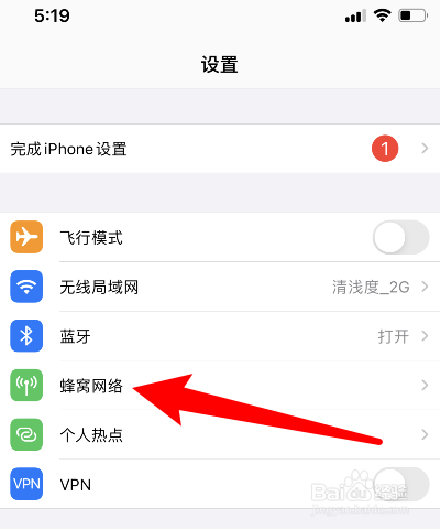 苹果运营商设置更新怎么关闭