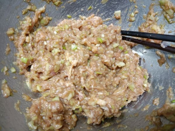 佛手瓜虾肉水饺