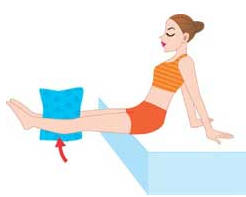 教你睡前轻松瘦腿---前侧运动