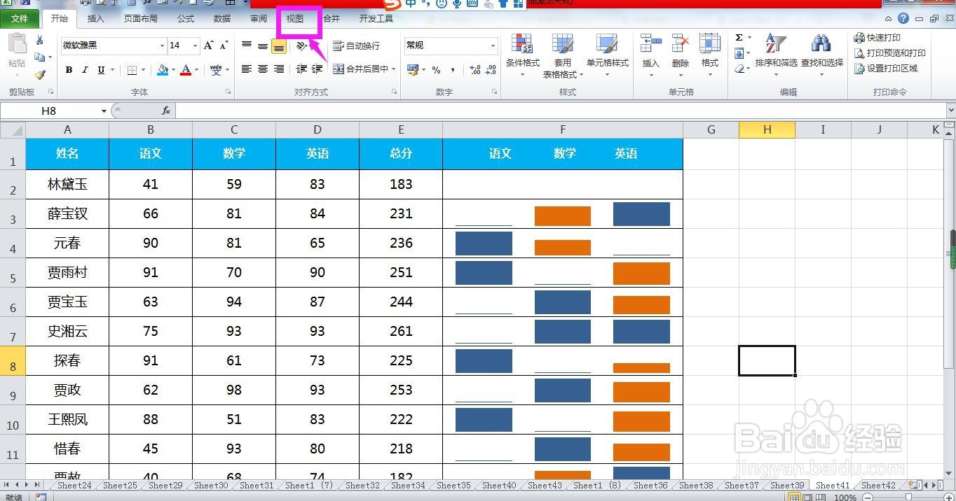 怎样将Excel工作簿中的内容全部隐藏起来
