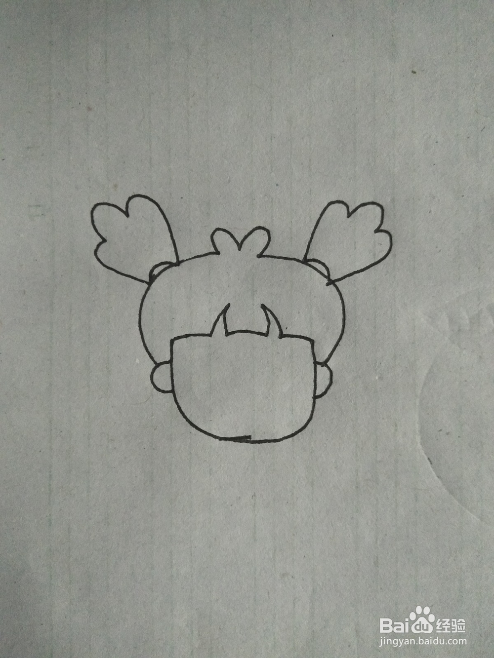 小女孩简笔画教学