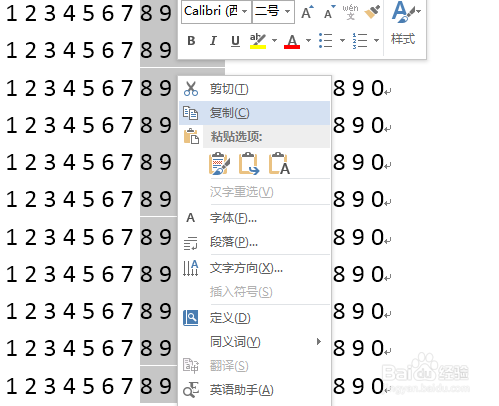 如何复制粘贴word文本格式下竖排文字