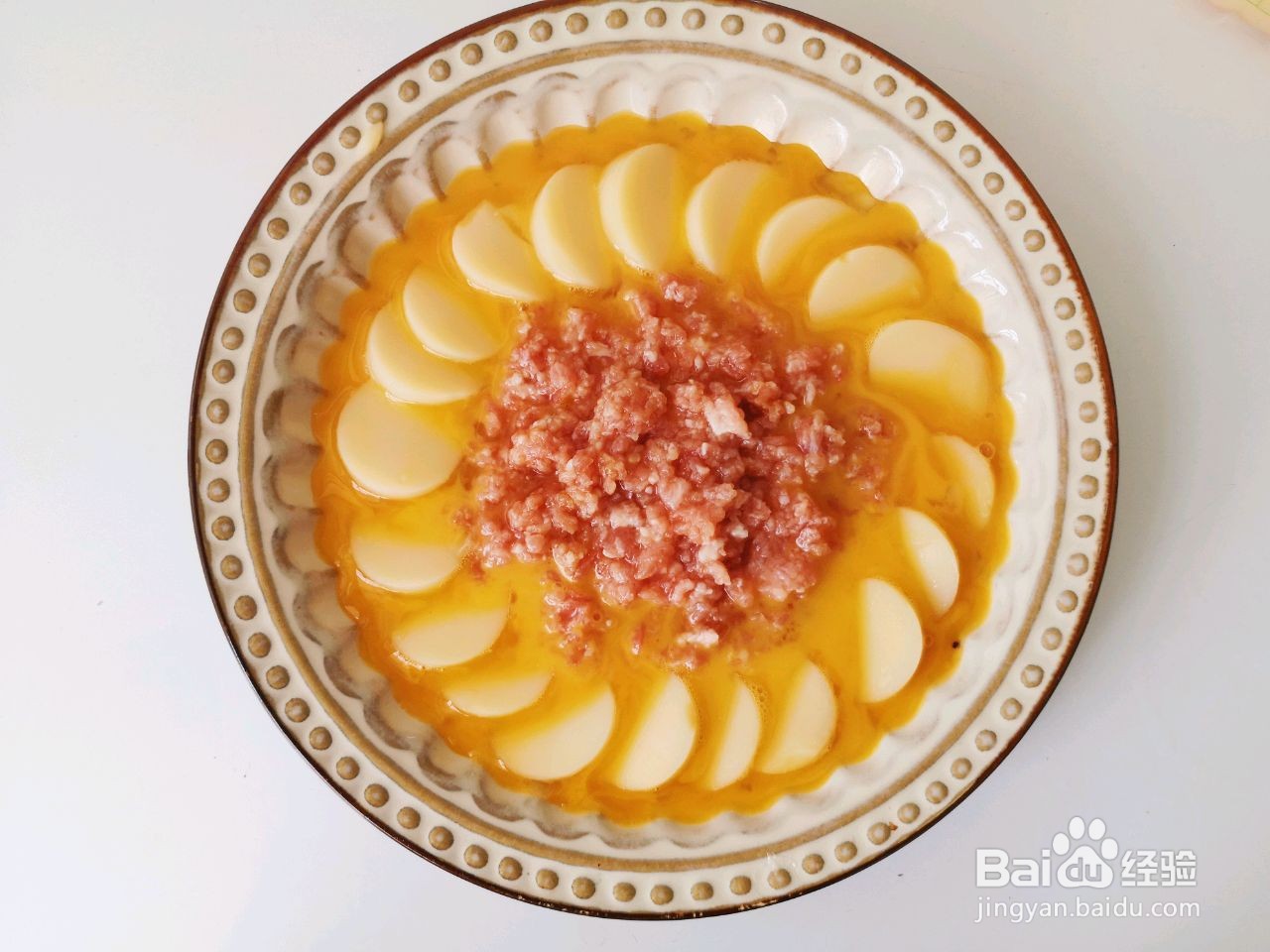 肉末豆腐抱蛋怎么做