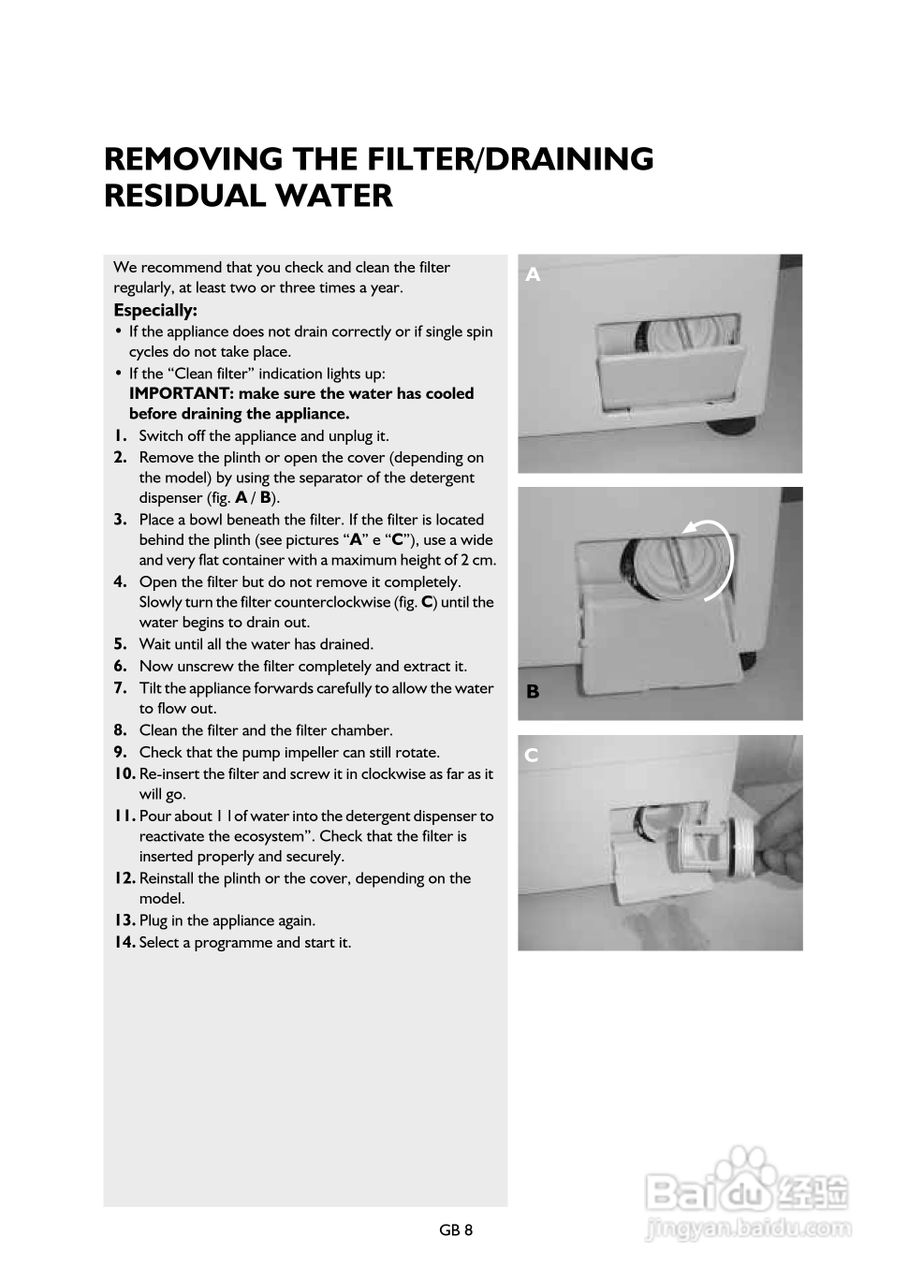 惠而浦AWU610嵌入式二合一洗衣干衣机说明书:[2]