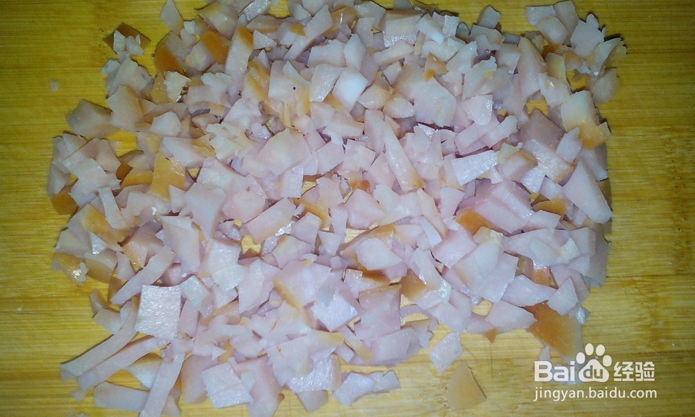 美味可口的火腿千层饼