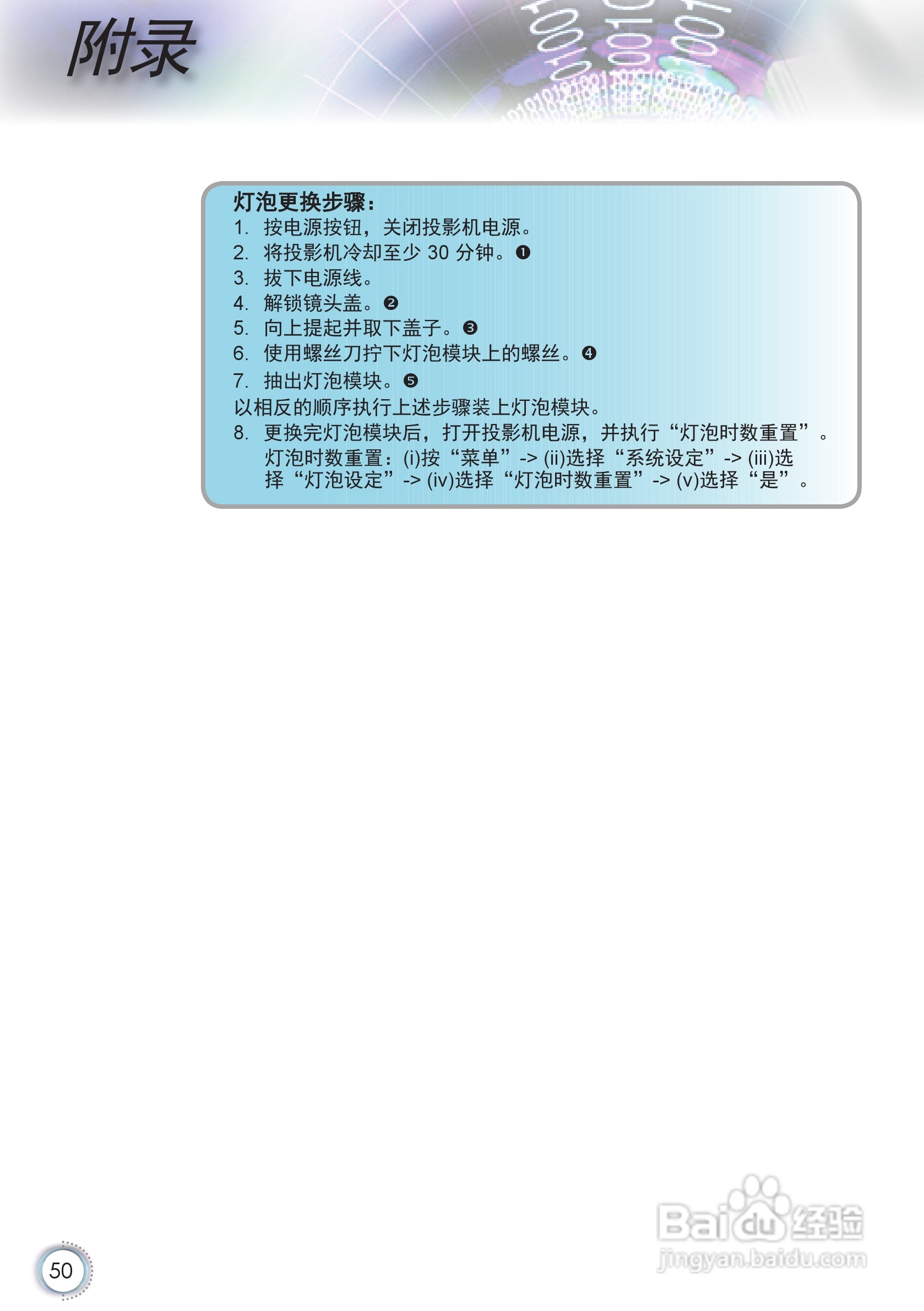 奥图码HD86投影机使用说明书:[5]