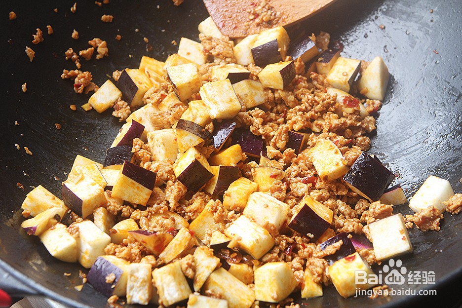 肉末茄子的做法