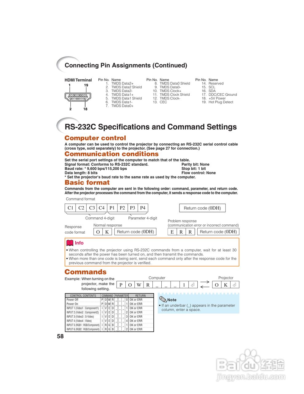 爱其EIP-1600T投影机使用说明书:[7]