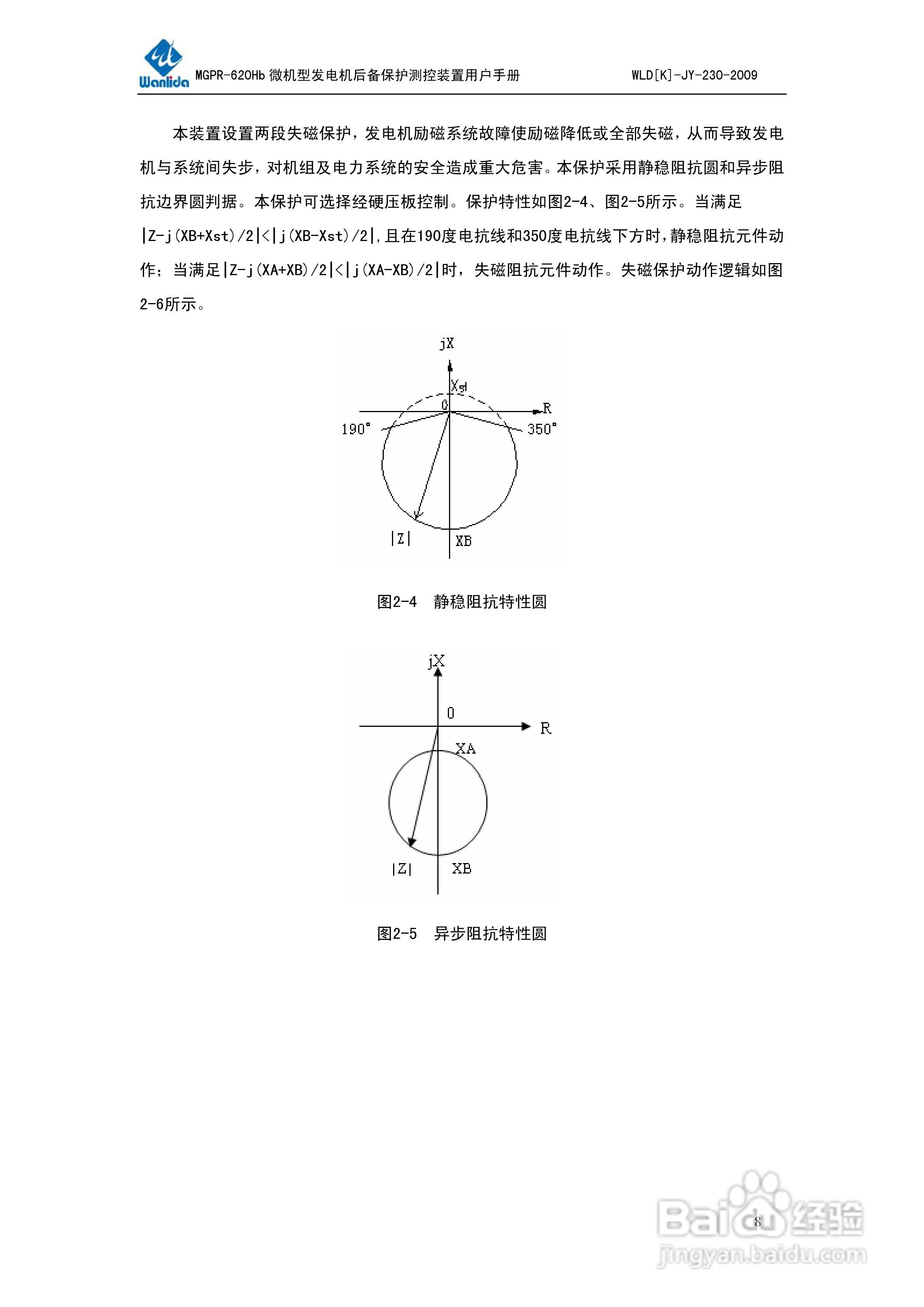 MGPR-620Hb微机型发电机后备保护测控装置用户手册:[1]